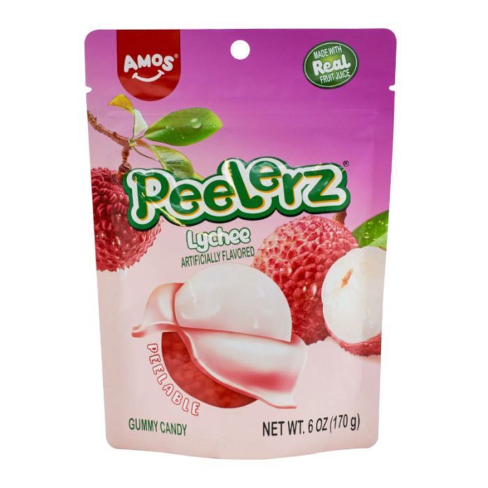 Amos Peelerz Lychee Gummy 170g