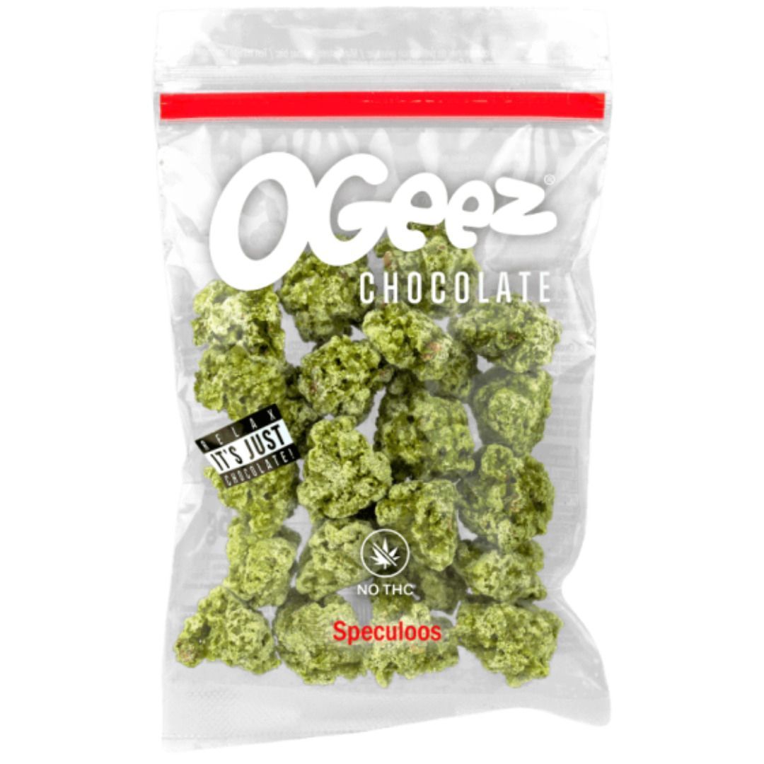 Ogeez Chocolate Speculoos "Relax, it's just chocolate" - 10g Bag