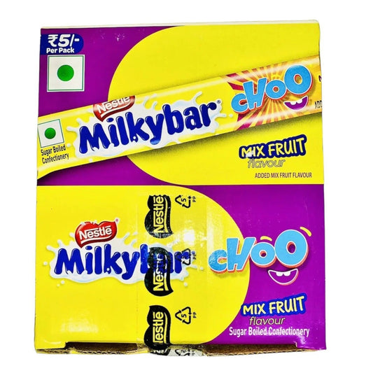 Milky Bar Choo Mixed Fruit Full Box of 28 Bars 10g (Asian)