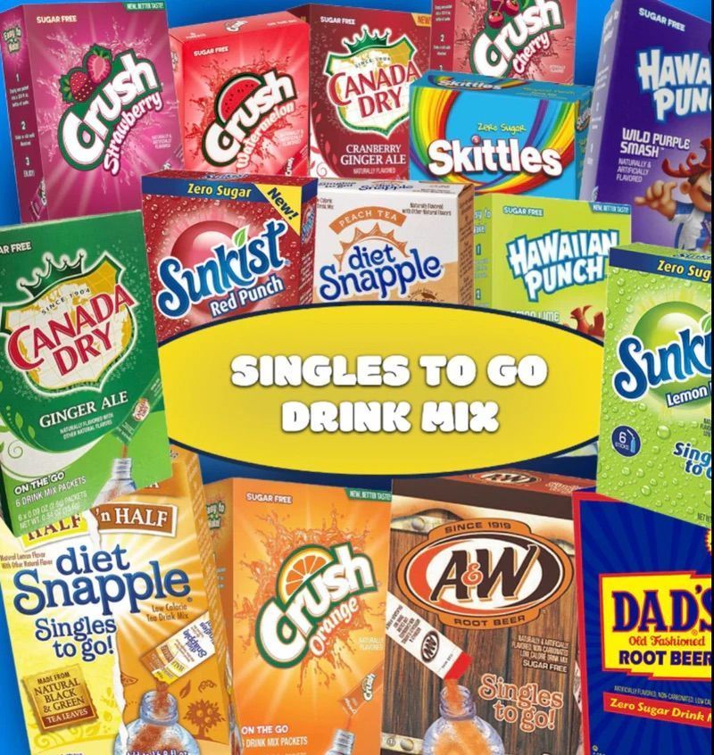 5 SACHET DRINK MIX MYSTERY BUNDLE - AMERICAN