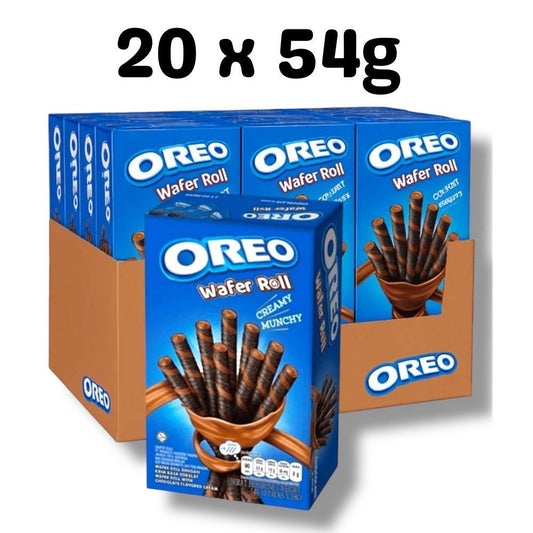 Oreo Chocolate Wafer Rolls 20 x 54g Indonesia