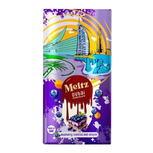Meltz Dubai Chocolate Blueberry Cheesecake 192g Huge Bar